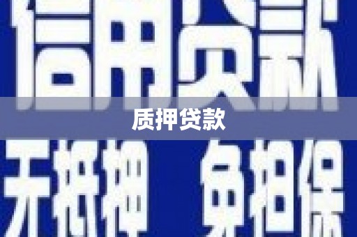 汤阴质押贷款