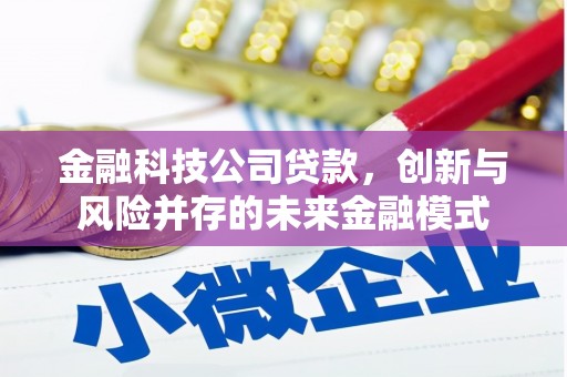 汤阴金融科技公司贷款，创新与风险并存的未来金融模式