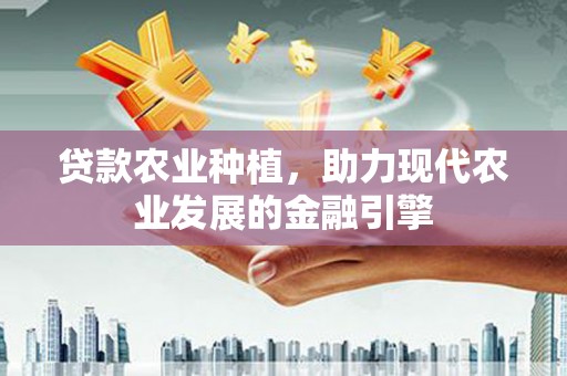 汤阴贷款农业种植，助力现代农业发展的金融引擎