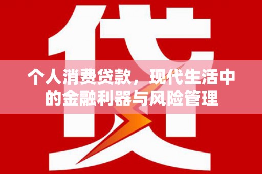 汤阴个人消费贷款，现代生活中的金融利器与风险管理