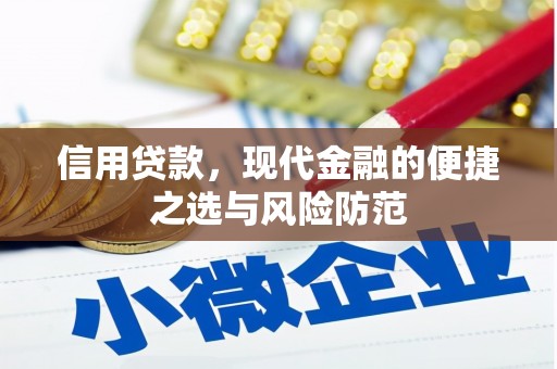 汤阴信用贷款，现代金融的便捷之选与风险防范
