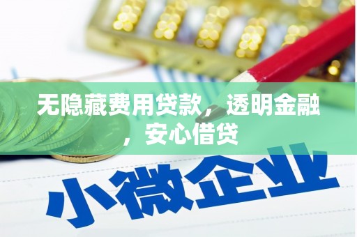 汤阴无隐藏费用贷款，透明金融，安心借贷