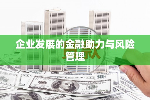 汤阴企业发展的金融助力与风险管理