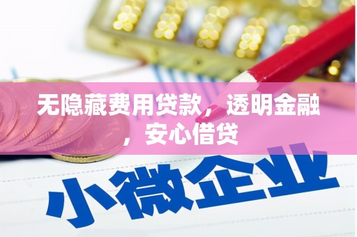 汤阴无隐藏费用贷款，透明金融，安心借贷