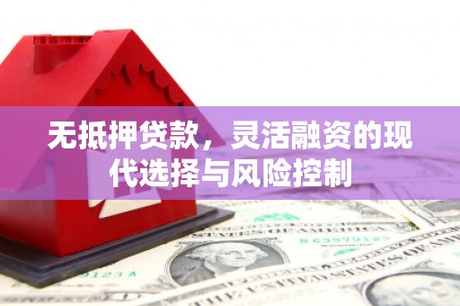 汤阴无抵押贷款，灵活融资的现代选择与风险控制