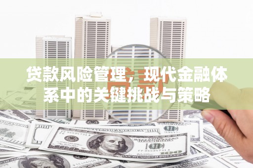 汤阴贷款风险管理，现代金融体系中的关键挑战与策略