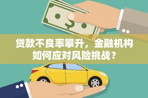 汤阴贷款不良率攀升，金融机构如何应对风险挑战？