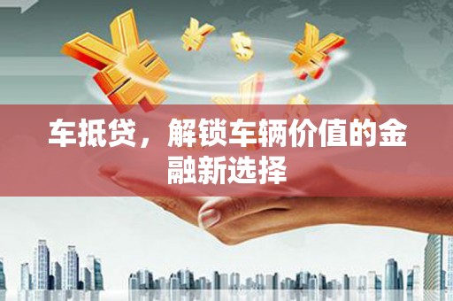 汤阴车抵贷，解锁车辆价值的金融新选择
