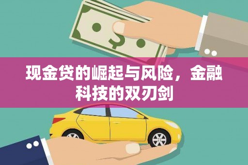 汤阴现金贷的崛起与风险，金融科技的双刃剑