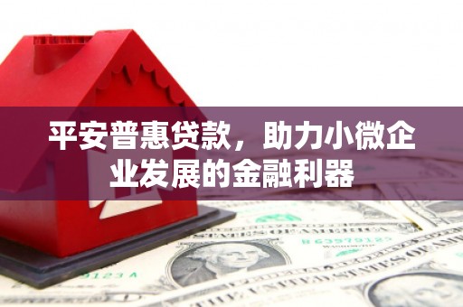 汤阴平安普惠贷款，助力小微企业发展的金融利器