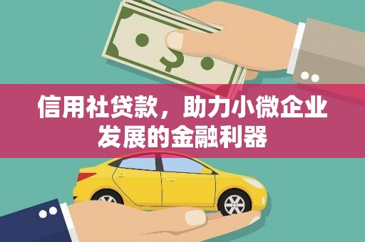汤阴信用社贷款，助力小微企业发展的金融利器