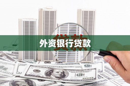 汤阴外资银行贷款